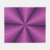 Illusion optique Couverture polaire violette (Devant (Horizontal))
