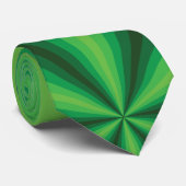 Illusion optique Cravate vert Hommes (Roulé)