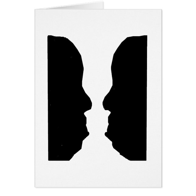 Illusion optique d'homme de vase (Devant)