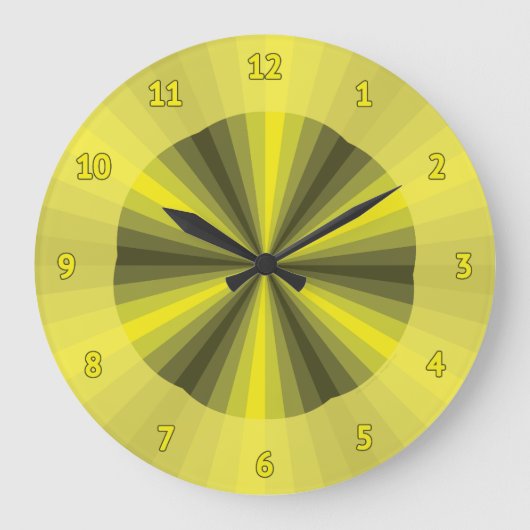 Illusion optique Horloge jaune (Recto)