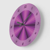 Illusion optique horloge violette (Angle)
