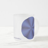 Illusion optique Mug bleu (Devant droit)