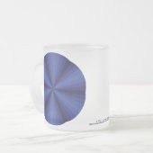 Illusion optique Mug bleu (Devant gauche)
