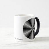 Illusion optique Mug noir (Devant droit)