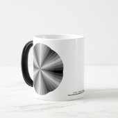 Illusion optique Mug noir (Devant gauche)