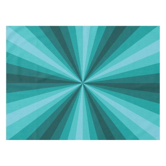 Illusion optique Nappe Aqua (Devant (Horizontal))