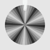 Illusion optique Ornement acrylique noir (dos)