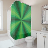 Illusion optique Rideau de douche verte (En situation)