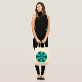Illusion optique Sac fourre-tout Aqua (Devant (modèle))