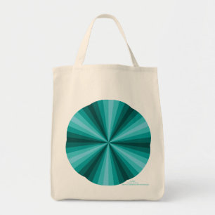 Illusion optique Sac fourre-tout Aqua
