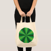 Illusion optique Sac fourre-tout vert (Devant (produit))