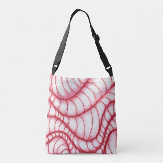 Illusion Worms Crossbody Bag Crossbody Tas (Achterkant)