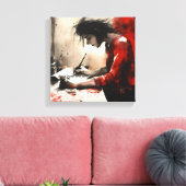 "Illusions infinies" Impression en toile étirée (Insitu(Salon))