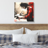 "Illusions infinies" Impression en toile étirée (Insitu(Chambre))