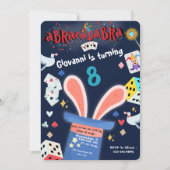 Illusions magiques Anniversaire Fête Invitation (Devant)