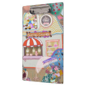 Illustrated Clipboard – Colorful Pattern Design Klembord (Links)