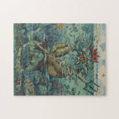 illustratie 1898: Poseidon & Sunken Ships Legpuzzel (Horizontaal)