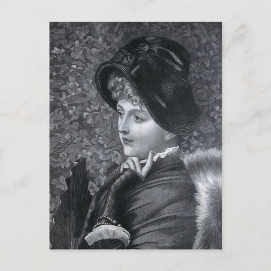 illustratie "A Reverie" Briefkaart (Voorkant)