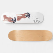 Illustratie afbeelding skateboard (Horizontaal)
