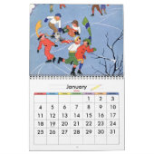  illustratie Afspelen van Kinderen en baby's Kalender (Jan 2026)