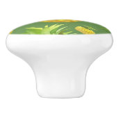 Illustratie ananas keramische knop (Zijkant)