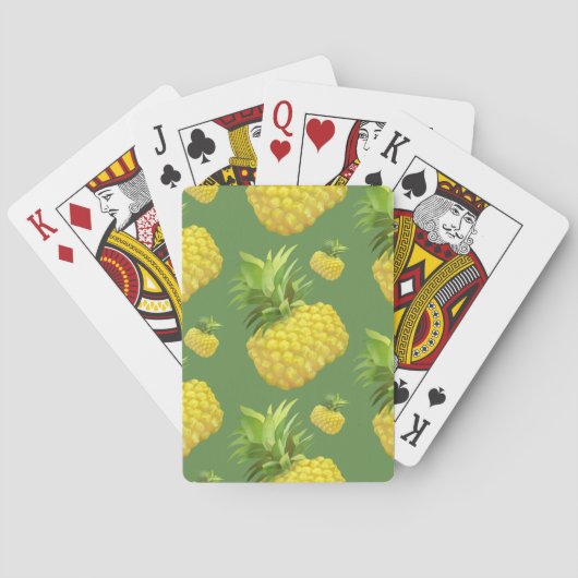 Illustratie ananas pokerkaarten (Achterkant)