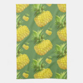Illustratie ananas theedoek (Verticaal)