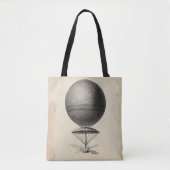 Illustratie Antiek vliegmachine Tote Bag (Voorkant)