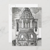 Illustratie architectuur briefkaart (Voorkant / Achterkant)