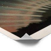 Illustratie Aurora Borealis Poster (Hoek)