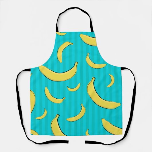 Illustratie bananen schort (Voorkant)