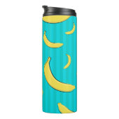 Illustratie bananen thermosbeker (Geroteerd rechts)