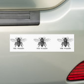 Illustratie  bijenwerper bumpersticker (Op auto)