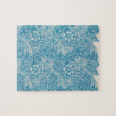 Illustratie blauw marigold Ornament Legpuzzel (Horizontaal)