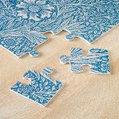 Illustratie blauw marigold Ornament Legpuzzel (Zijkant)