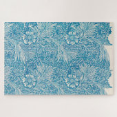 Illustratie blauw marigold Ornament Legpuzzel (Horizontaal)