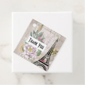 Illustratie  bloem- en oliefabriek bedankjes labels (In situ)