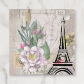 Illustratie  bloem- en oliefabriek bedankjes labels (Achterkant)