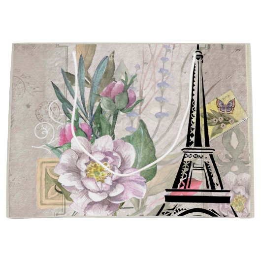 Illustratie  bloem- en oliefabriek groot cadeauzakje (Voorkant)