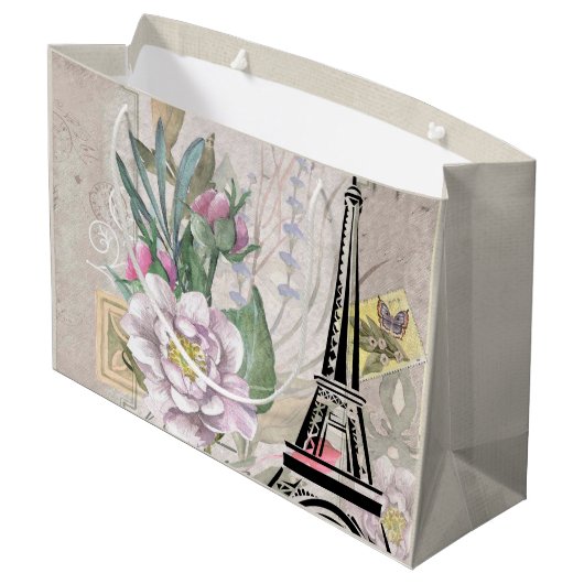 Illustratie  bloem- en oliefabriek groot cadeauzakje (Achterkant Gekanteld)