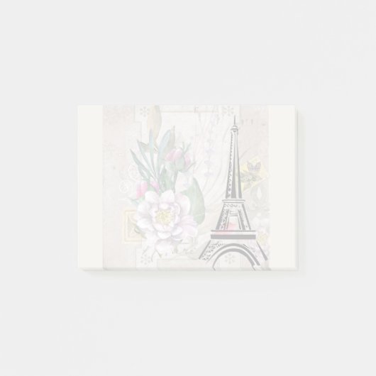 Illustratie  bloem- en oliefabriek post-it® notes (Voorkant)