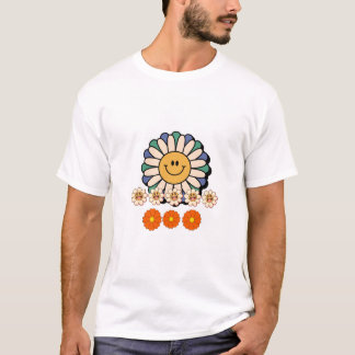 Illustratie bloemen t-shirt
