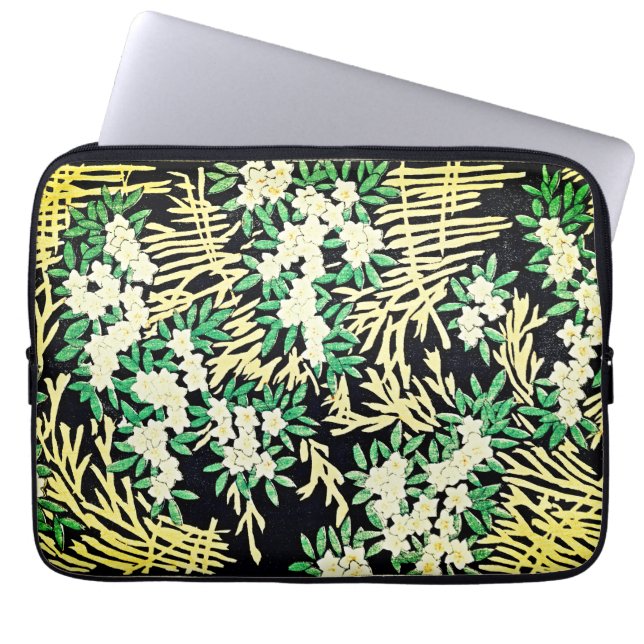 Illustratie bos laptop sleeve (Voorkant)