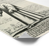 Illustratie  bubonische lague Doctor Poster (Hoek)