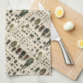 Illustratie  bundel theedoek (Quarter Fold)