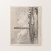 Illustratie  Bunker Hill Monument (1848) Legpuzzel (Verticaal)