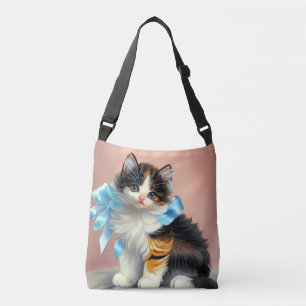 illustratie Calico Kitten Crossbody Tas