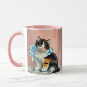 illustratie Calico Kitten Mok