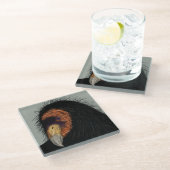 Illustratie Californische dominee Glazen Onderzetter (Schuin)