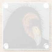 Illustratie Californische dominee Glazen Onderzetter (Achterkant)